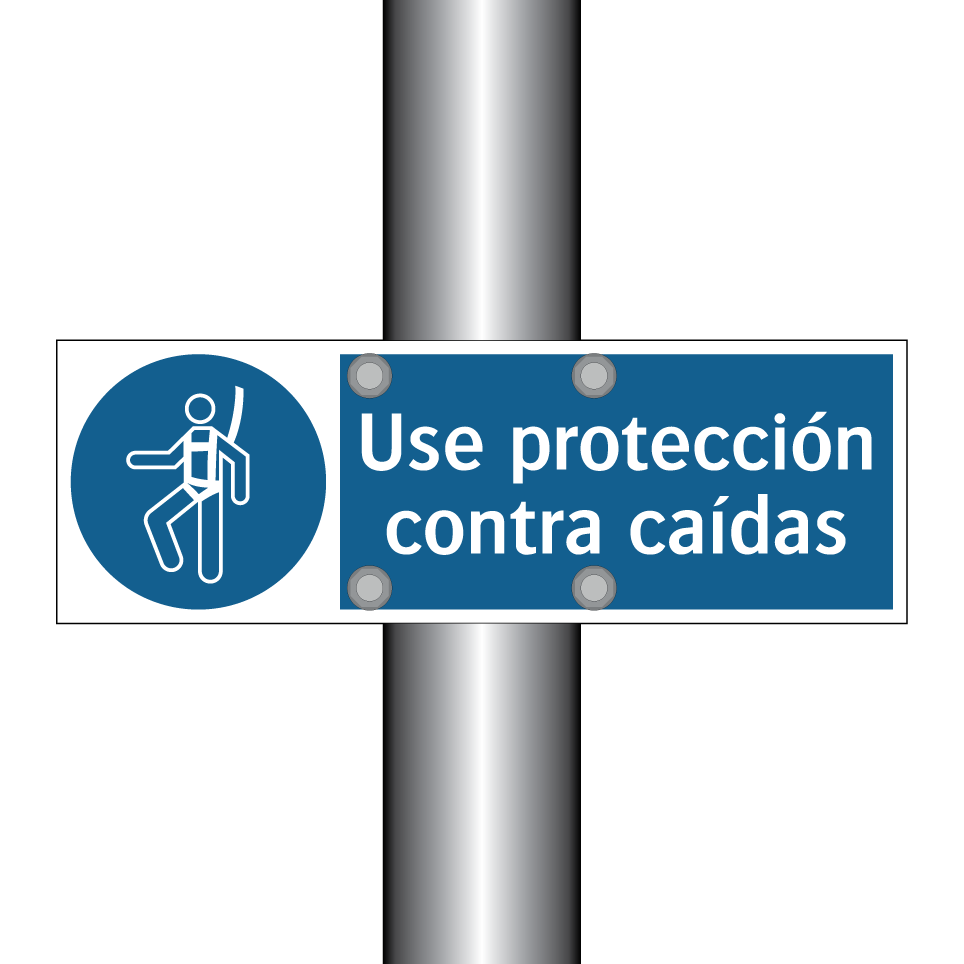 Use protección contra caídas