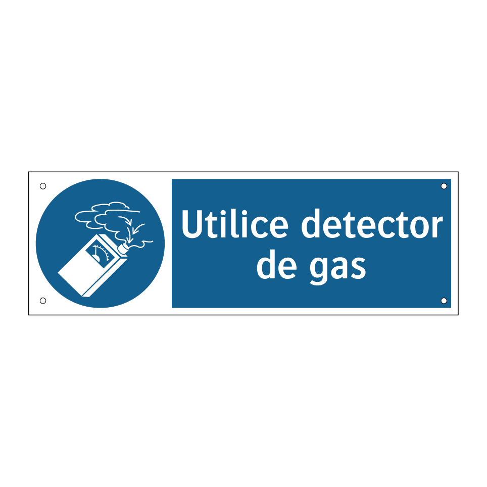 Utilice detector de gas