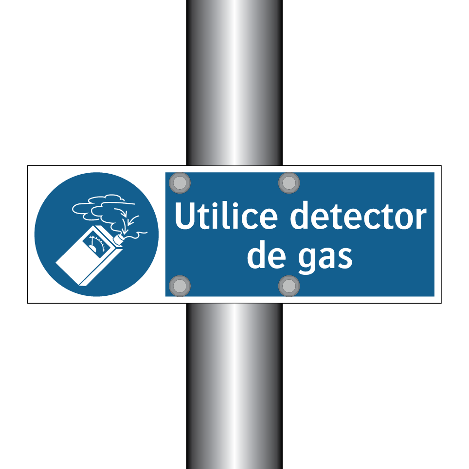 Utilice detector de gas