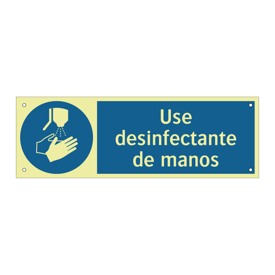 Use desinfectante de manos