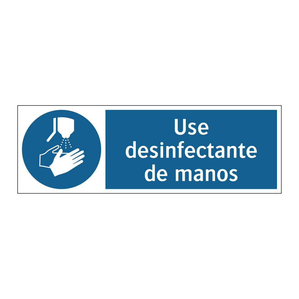 Use desinfectante de manos