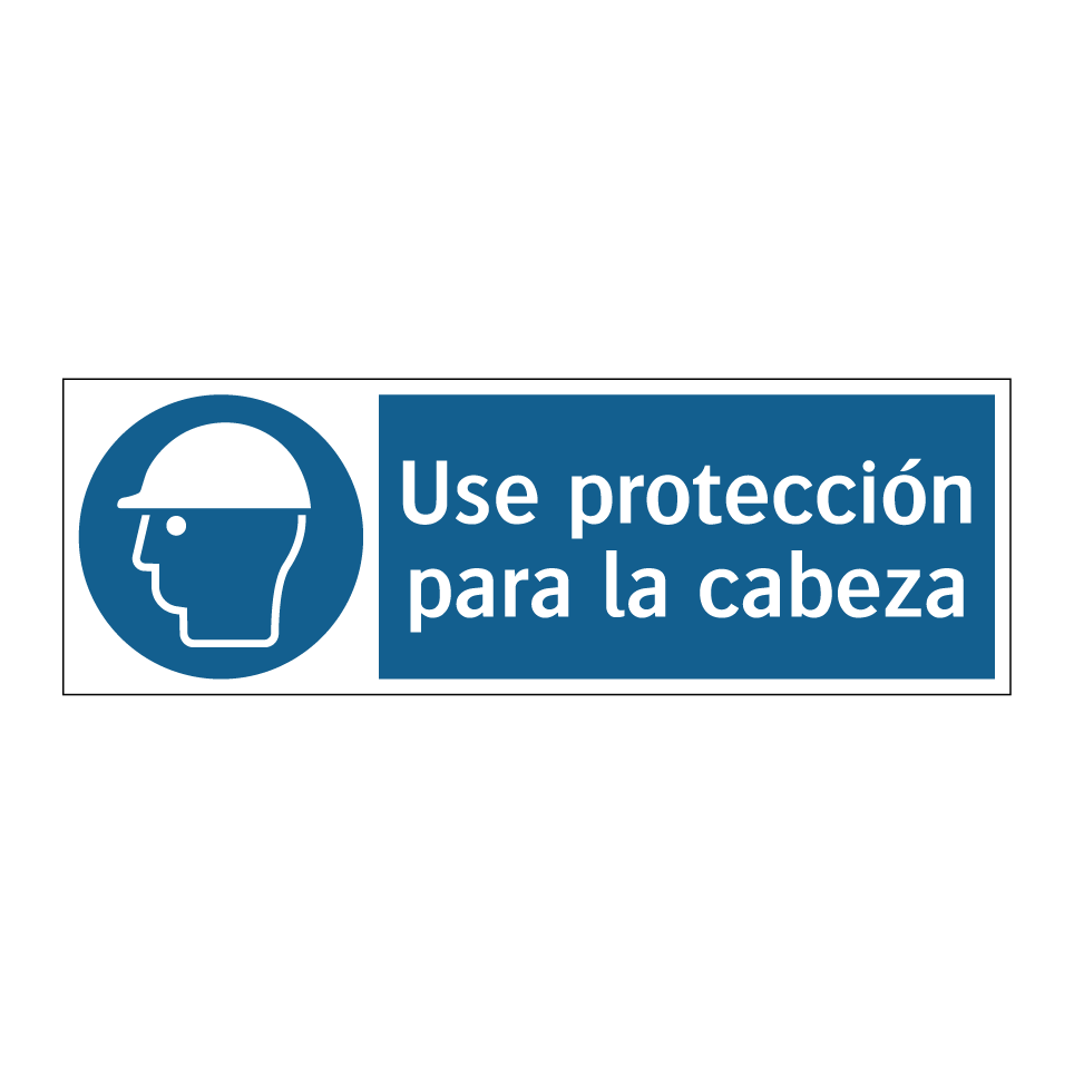 Use protección para la cabeza