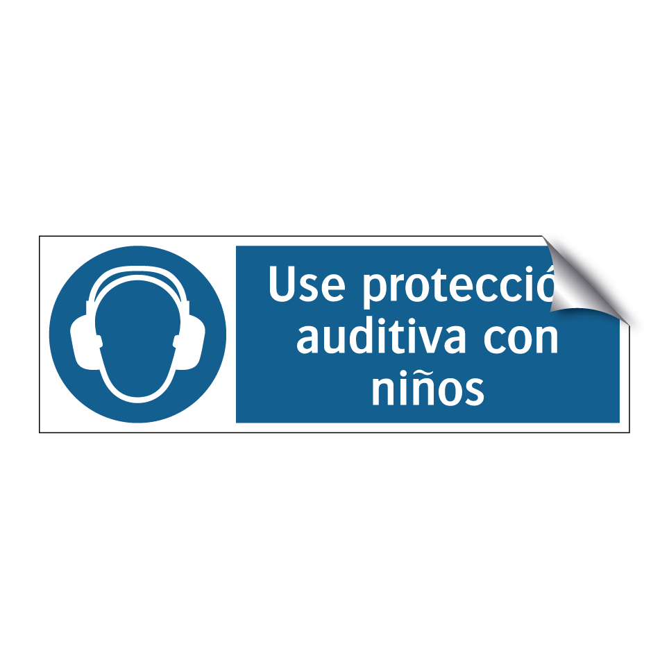 Use protección auditiva con niños