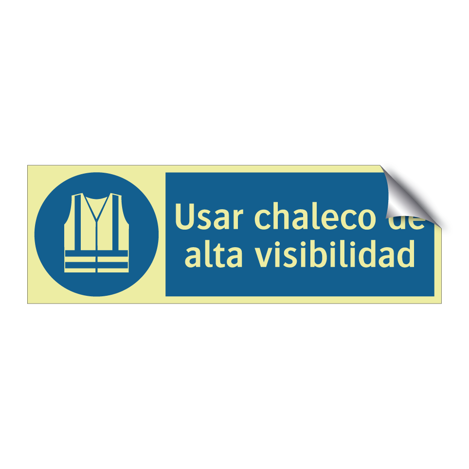 Usar chaleco de alta visibilidad