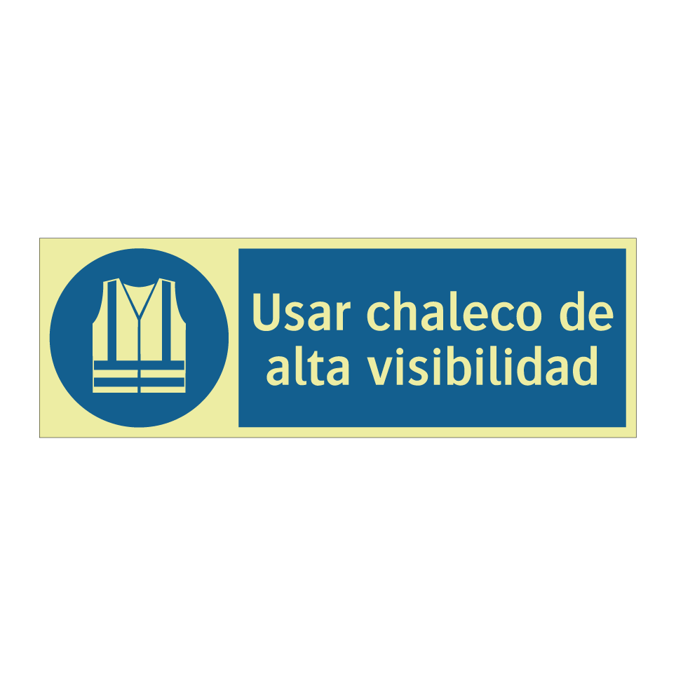 Usar chaleco de alta visibilidad