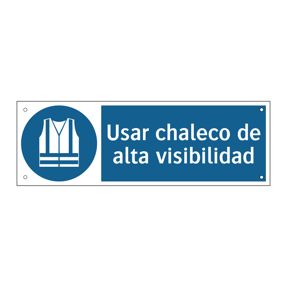 Usar chaleco de alta visibilidad