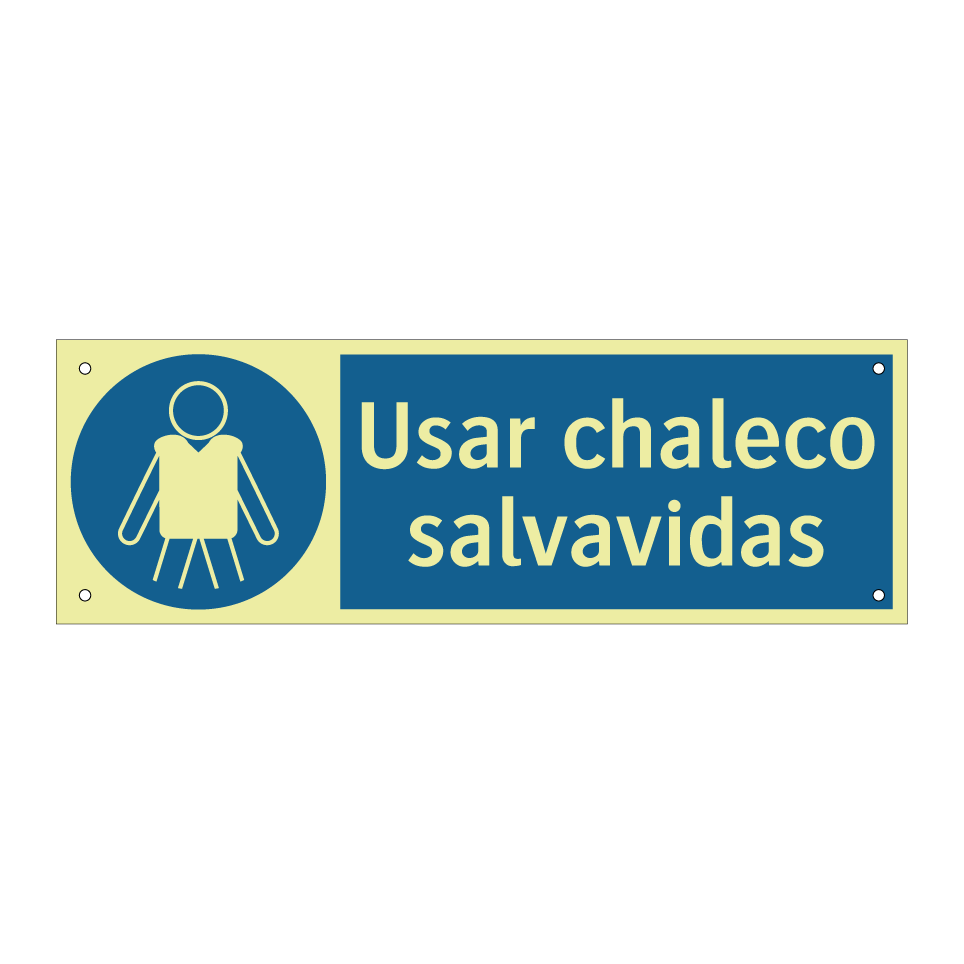 Usar chaleco salvavidas