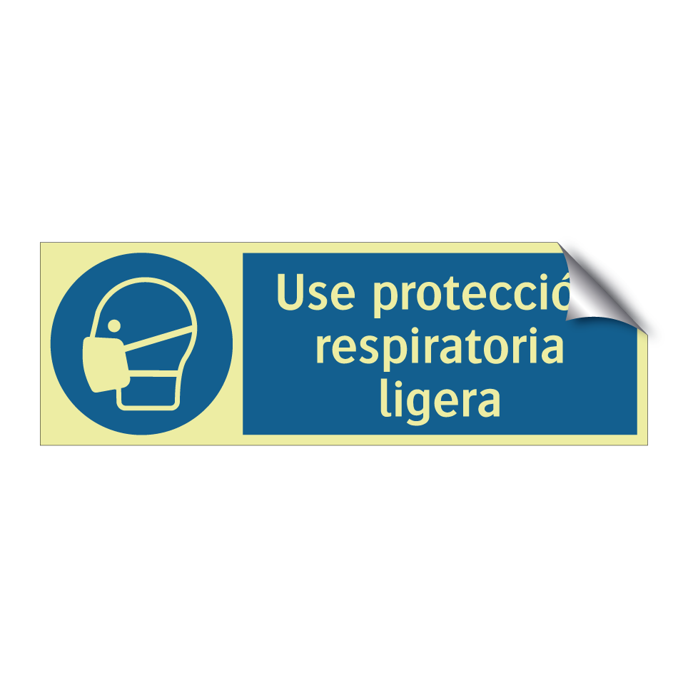 Use protección respiratoria ligera