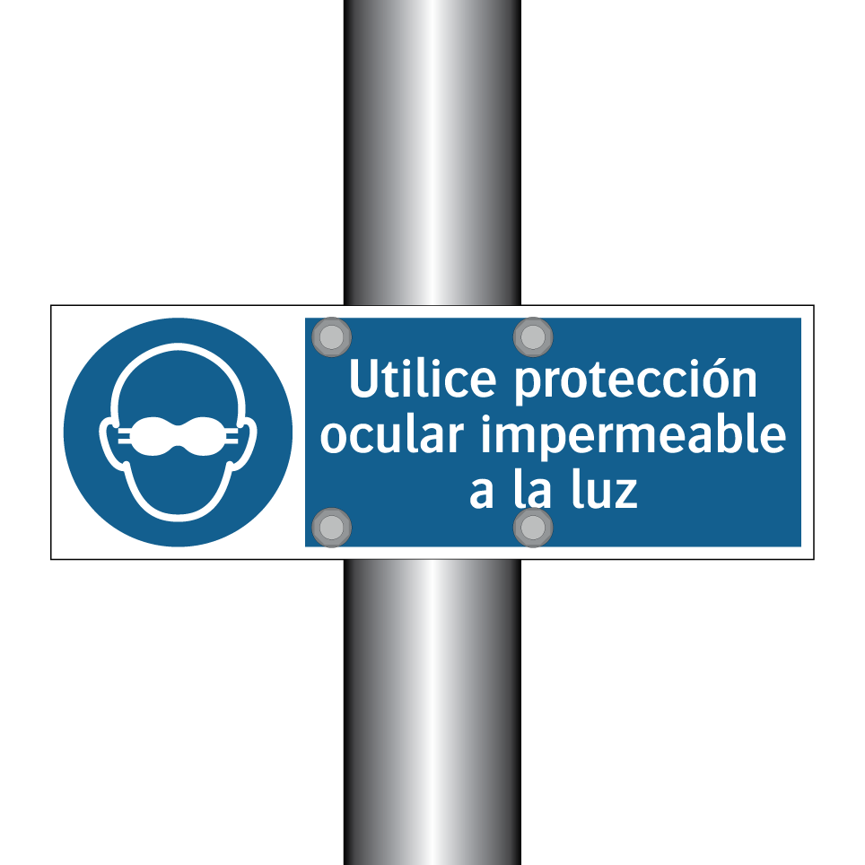 Utilice protección ocular impermeable a la luz