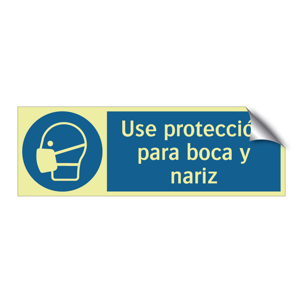 Use protección para boca y nariz