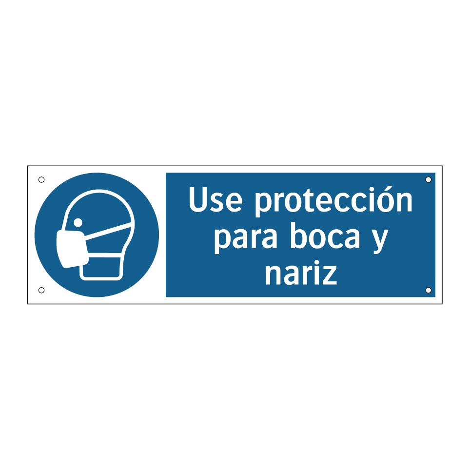 Use protección para boca y nariz