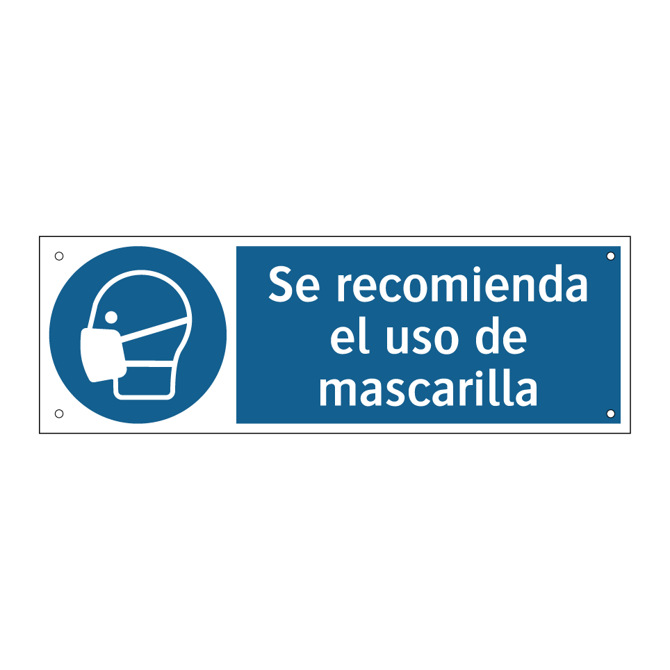 Se recomienda el uso de mascarilla