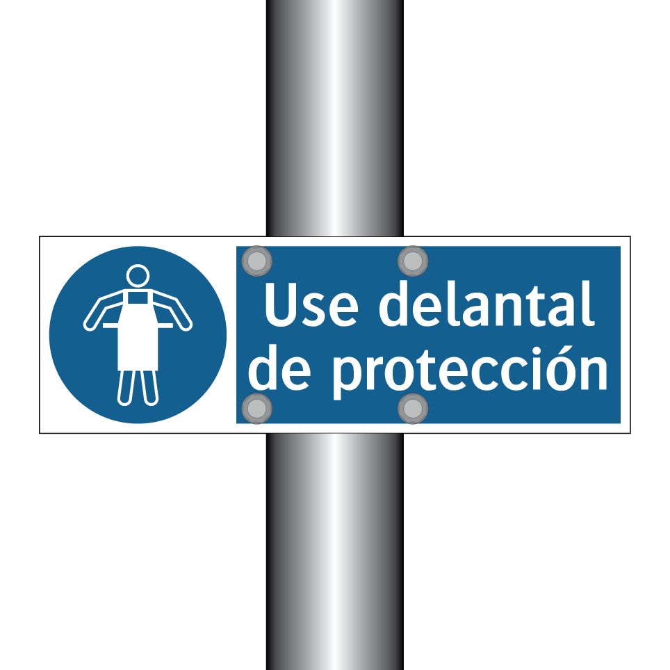 Use delantal de protección