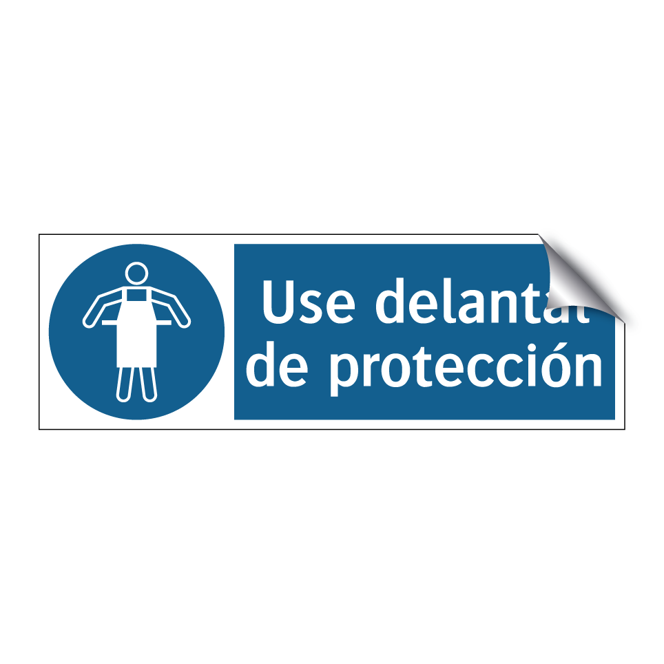 Use delantal de protección