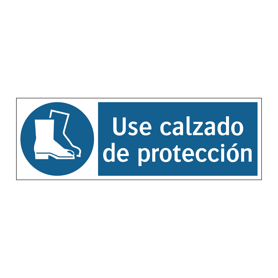 Use calzado de protección