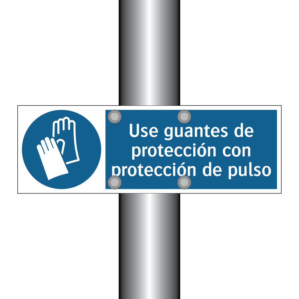 Use guantes de protección con protección de pulso