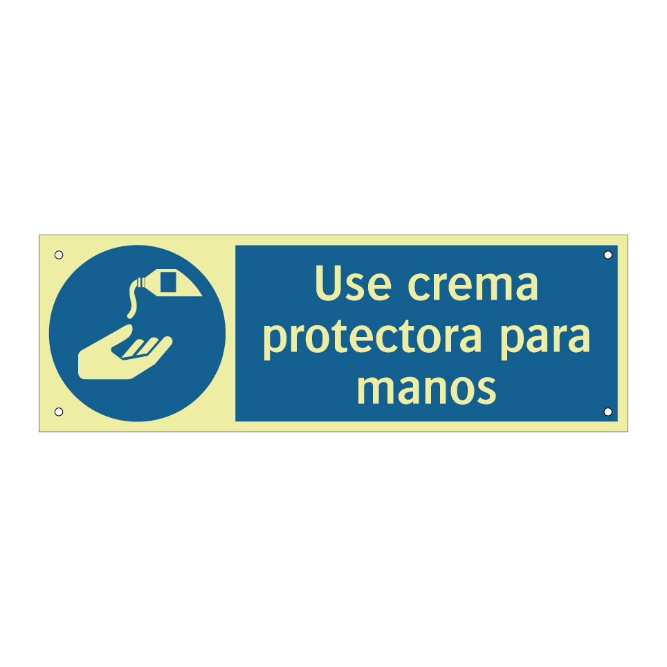 Use crema protectora para manos