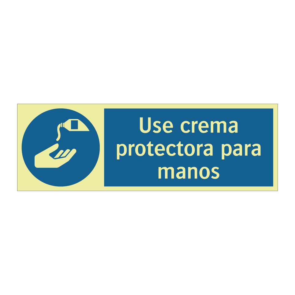 Use crema protectora para manos