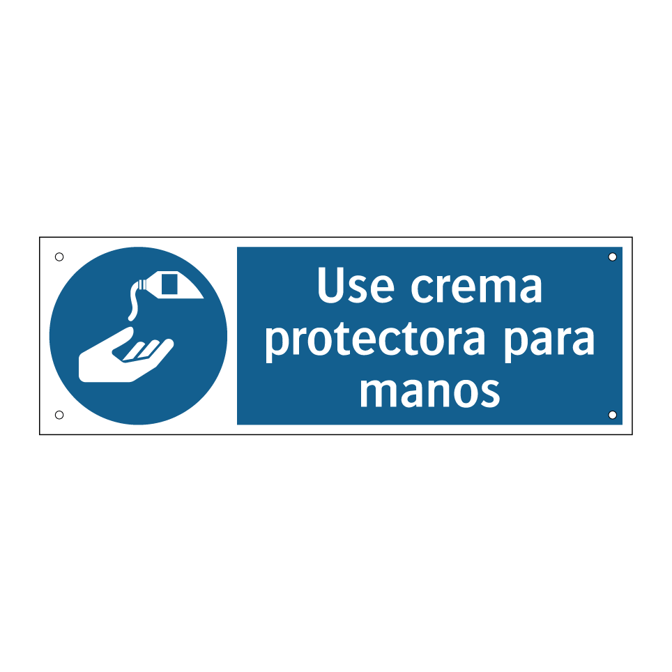 Use crema protectora para manos