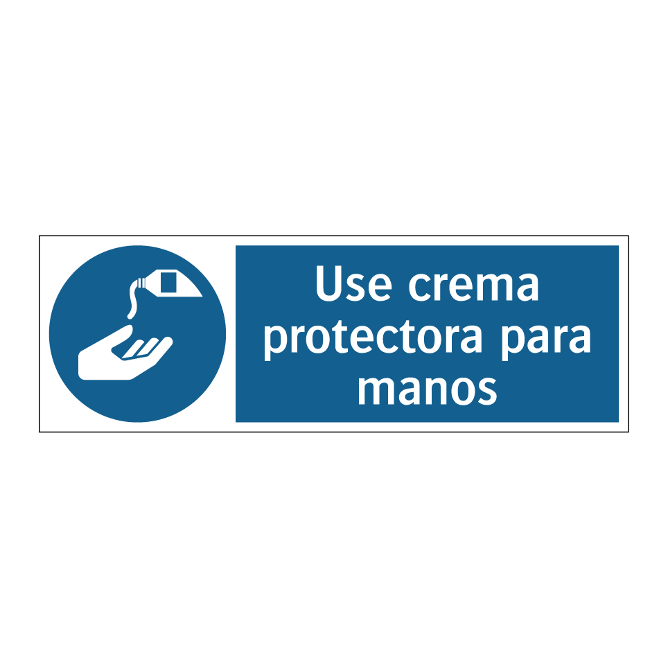 Use crema protectora para manos