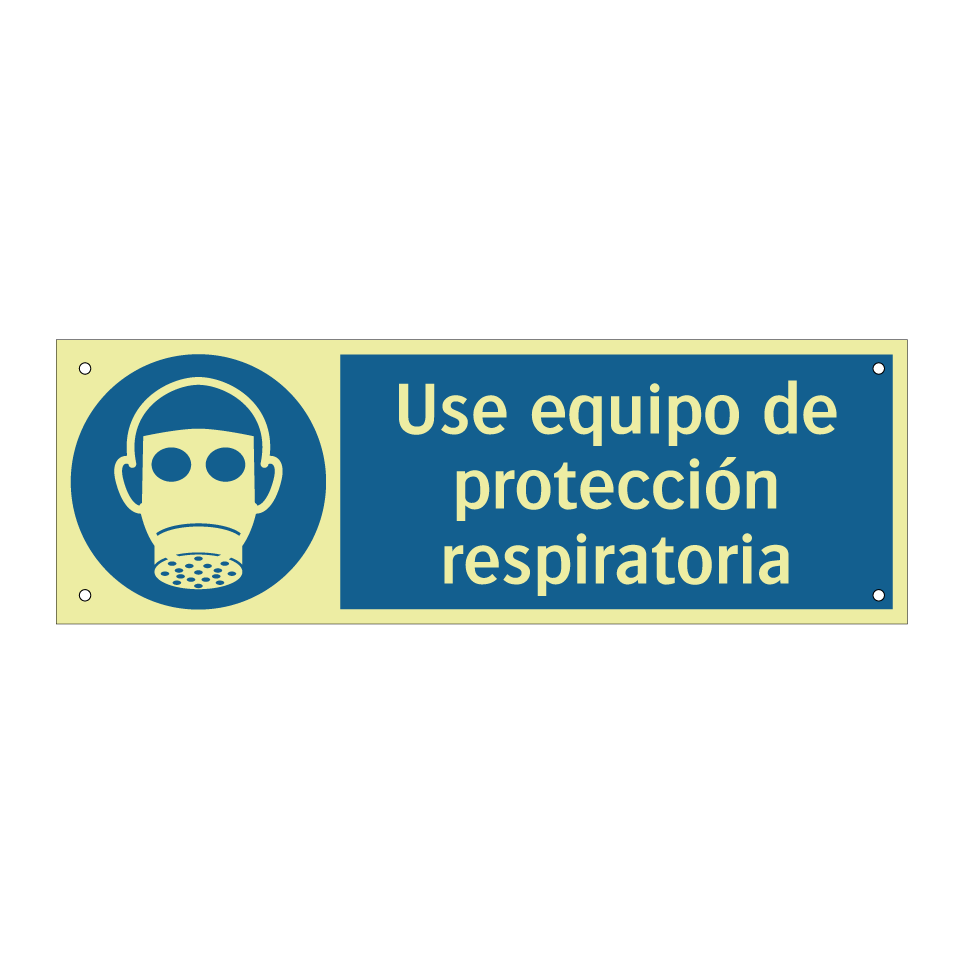 Use equipo de protección respiratoria