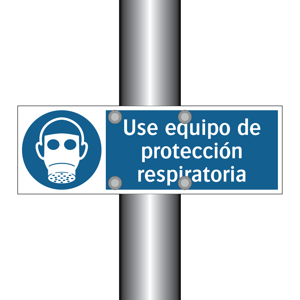 Use equipo de protección respiratoria