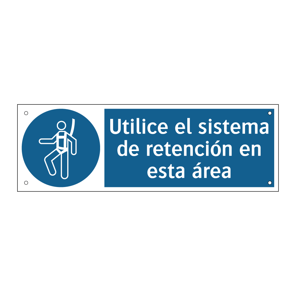 Utilice el sistema de retención en esta área