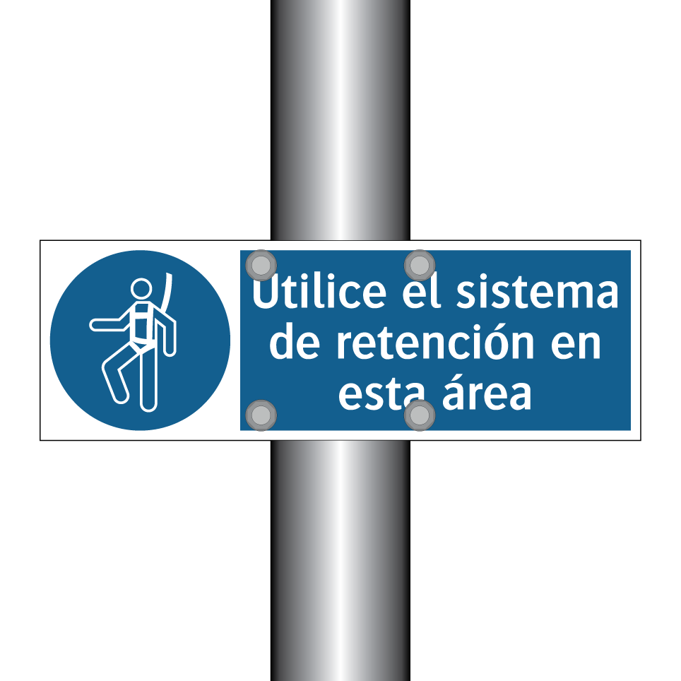 Utilice el sistema de retención en esta área