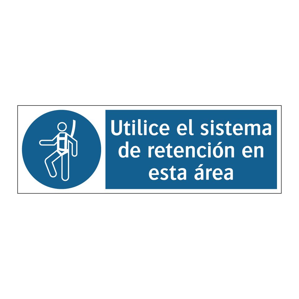 Utilice el sistema de retención en esta área