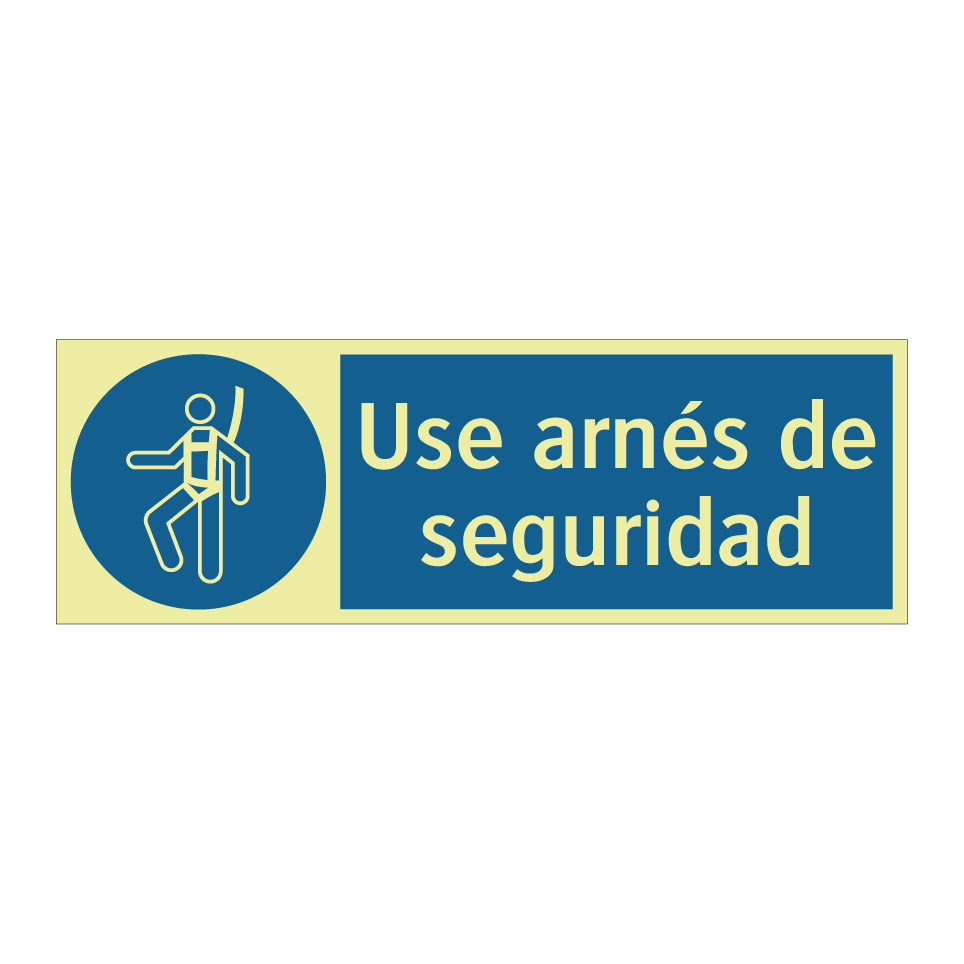 Use arnés de seguridad