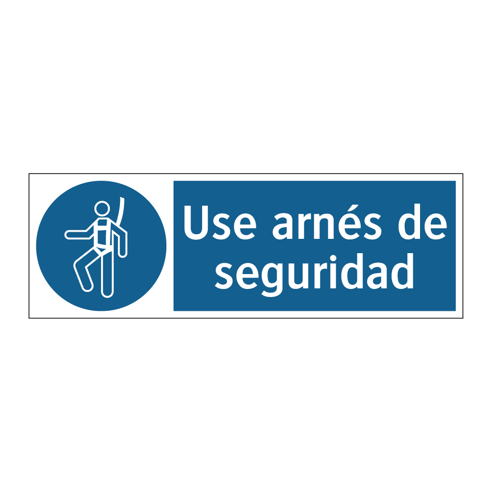 Use arnés de seguridad