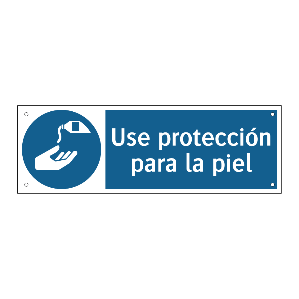 Use protección para la piel