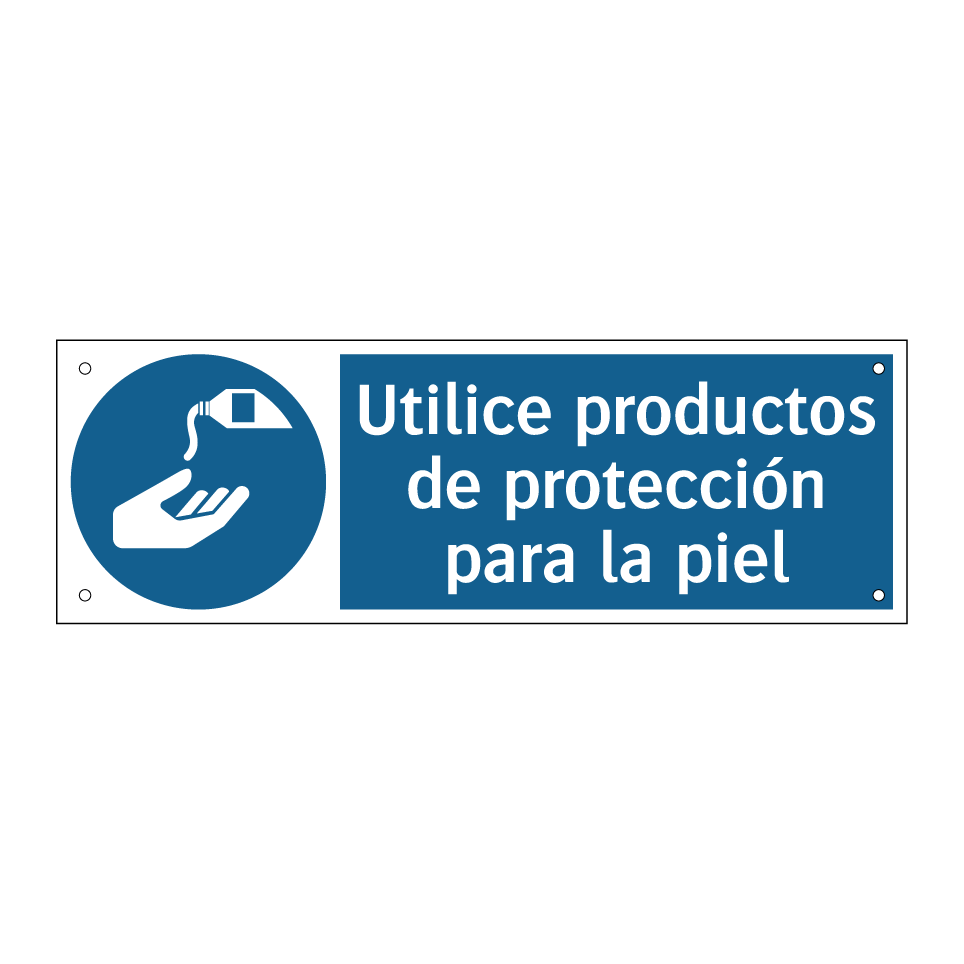 Utilice productos de protección para la piel