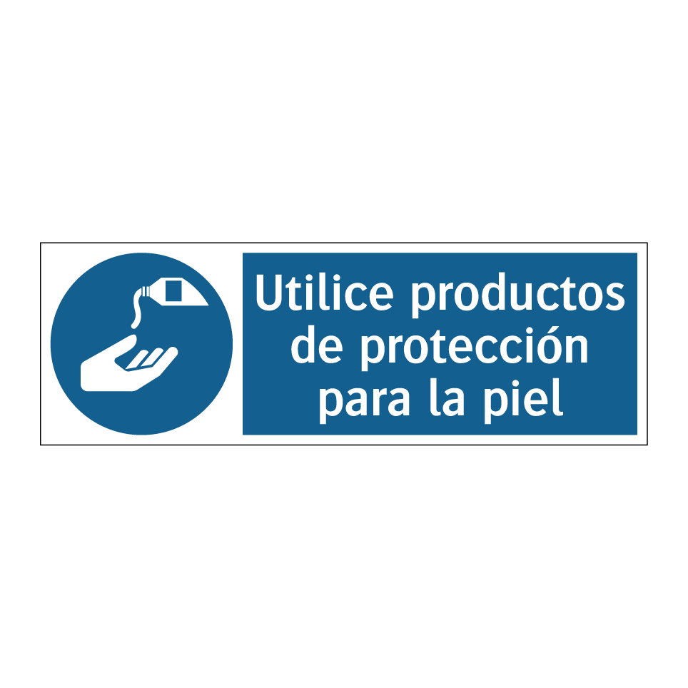 Utilice productos de protección para la piel