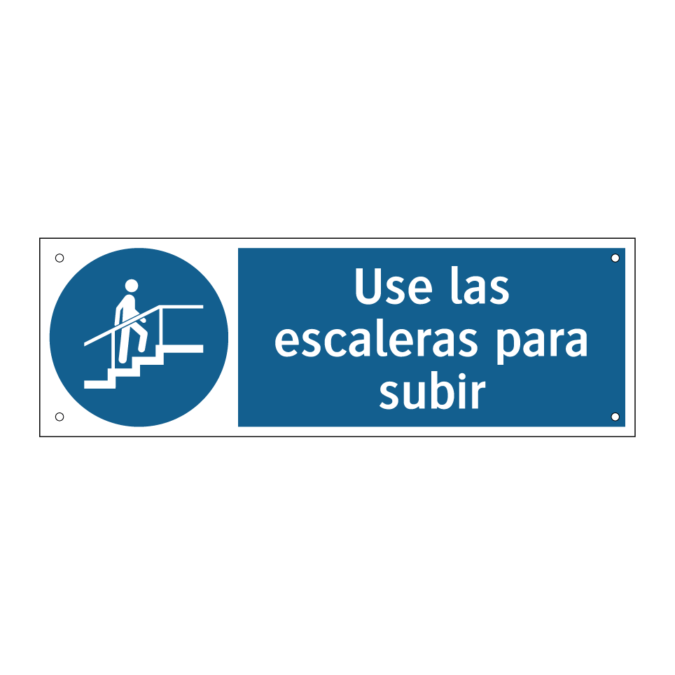 Use las escaleras para subir