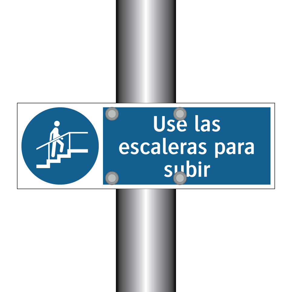Use las escaleras para subir