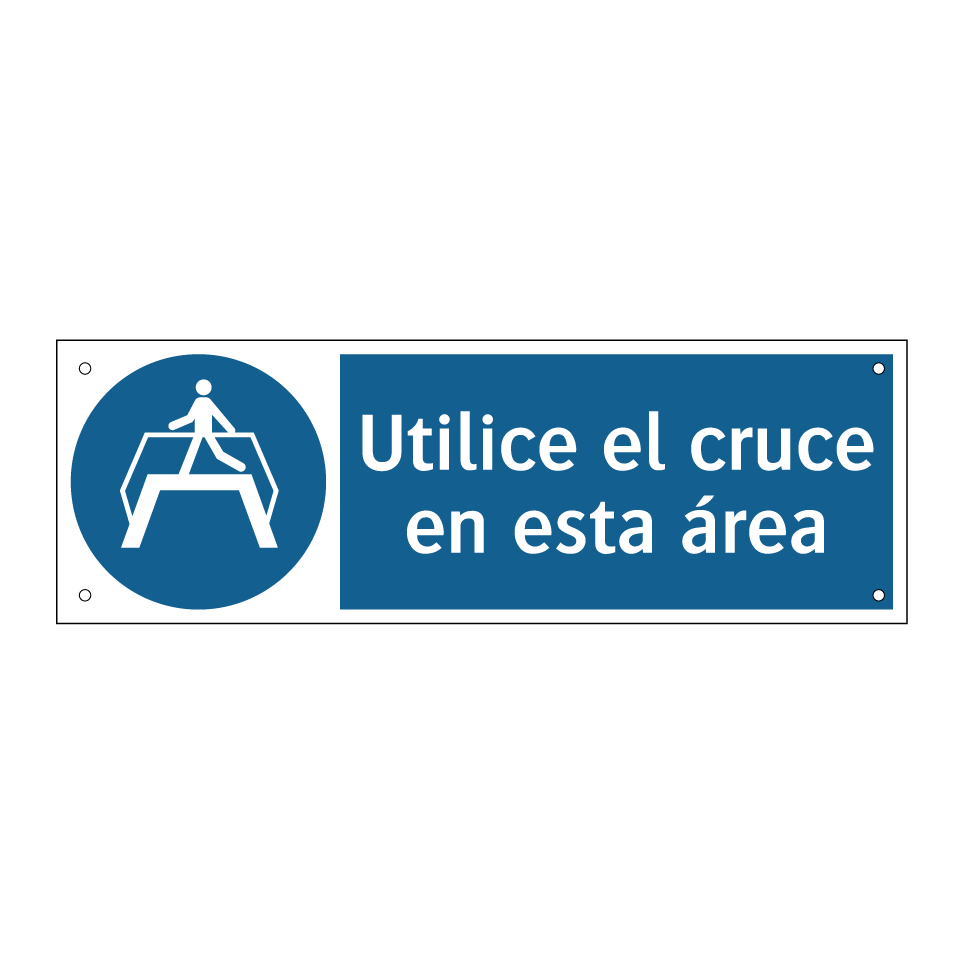 Utilice el cruce en esta área