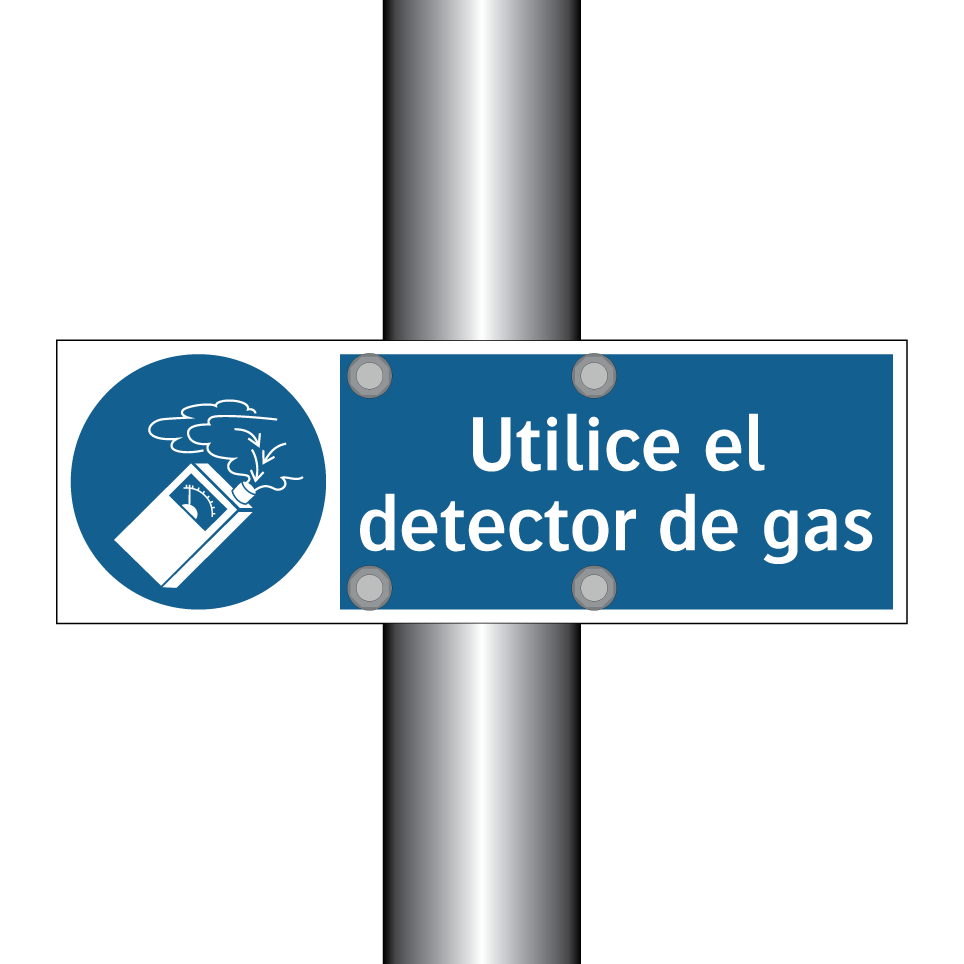 Utilice el detector de gas
