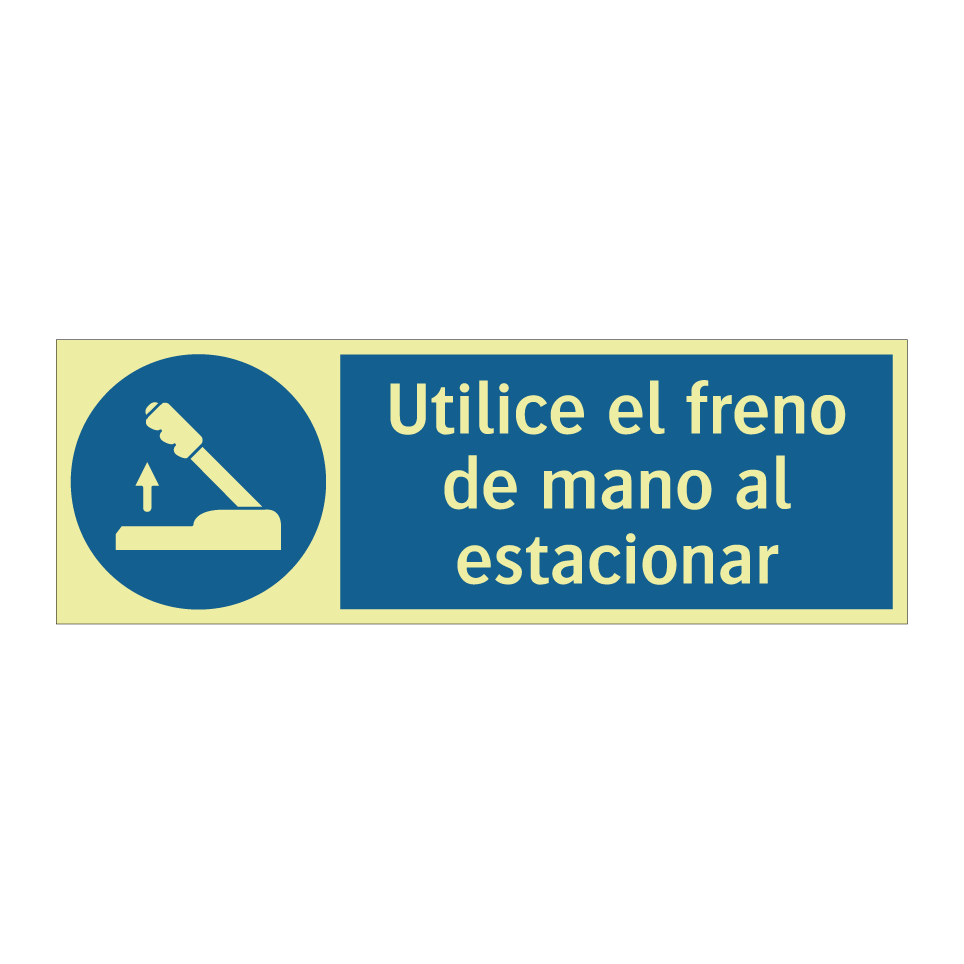 Utilice el freno de mano al estacionar