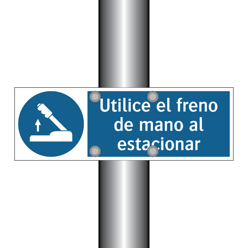 Utilice el freno de mano al estacionar