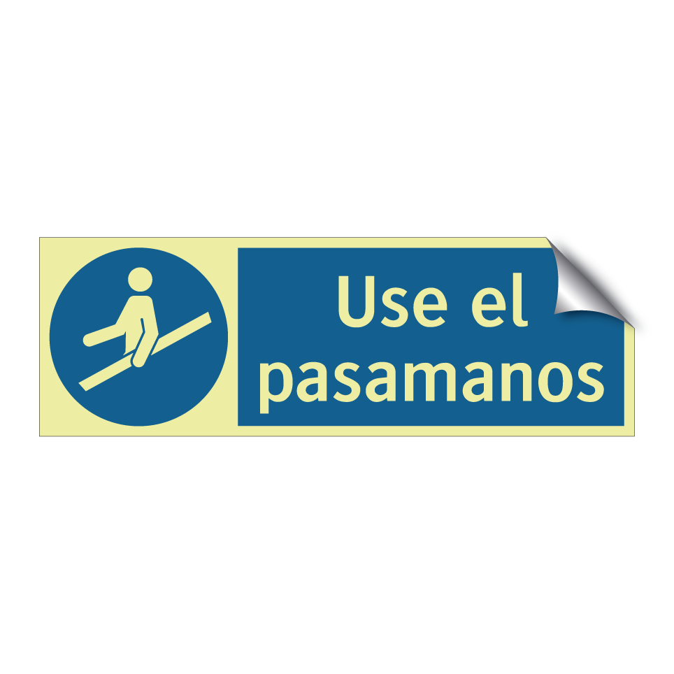 Use el pasamanos