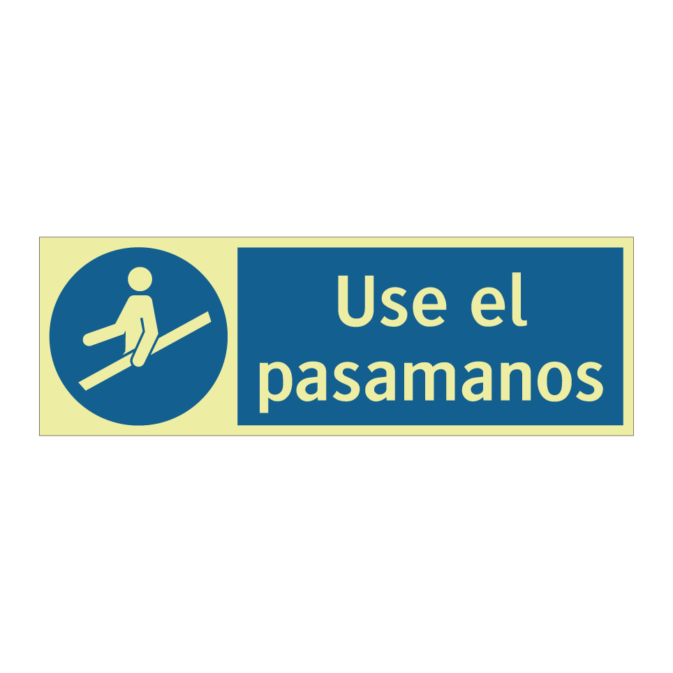 Use el pasamanos