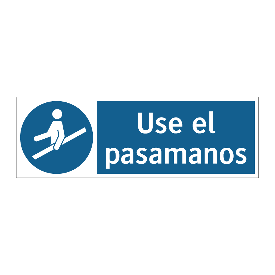 Use el pasamanos