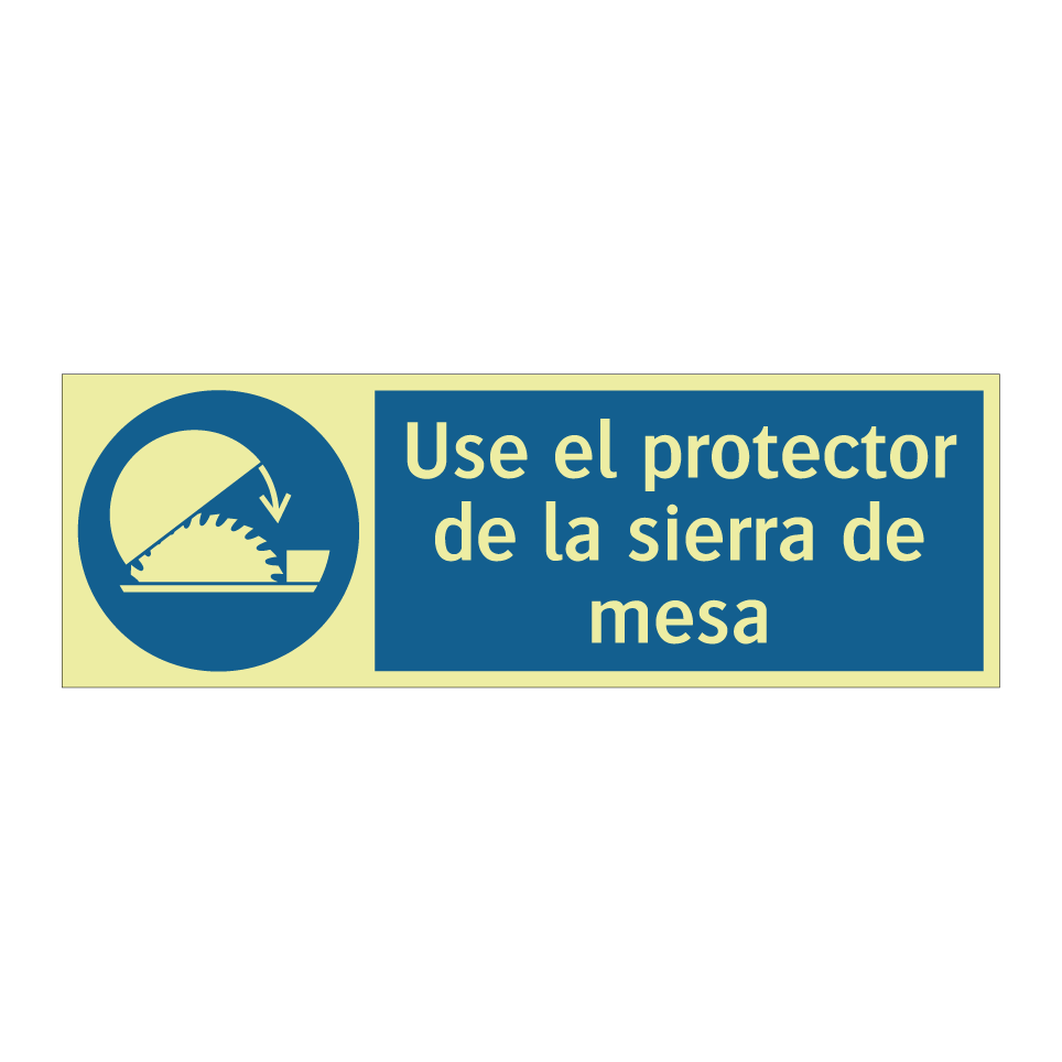 Use el protector de la sierra de mesa
