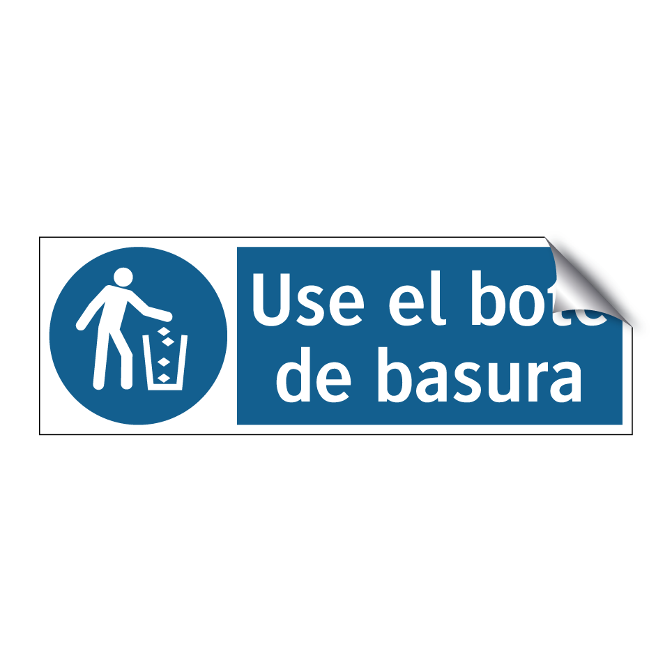 Use el bote de basura