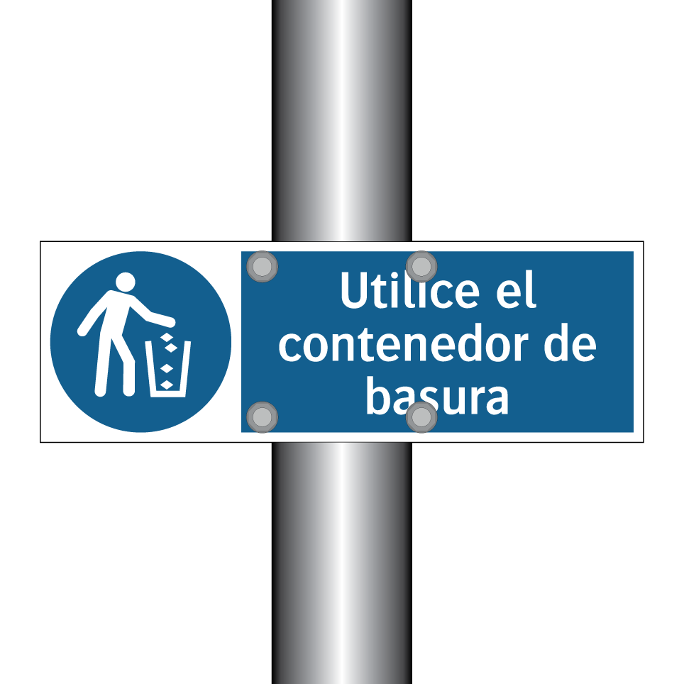 Utilice el contenedor de basura