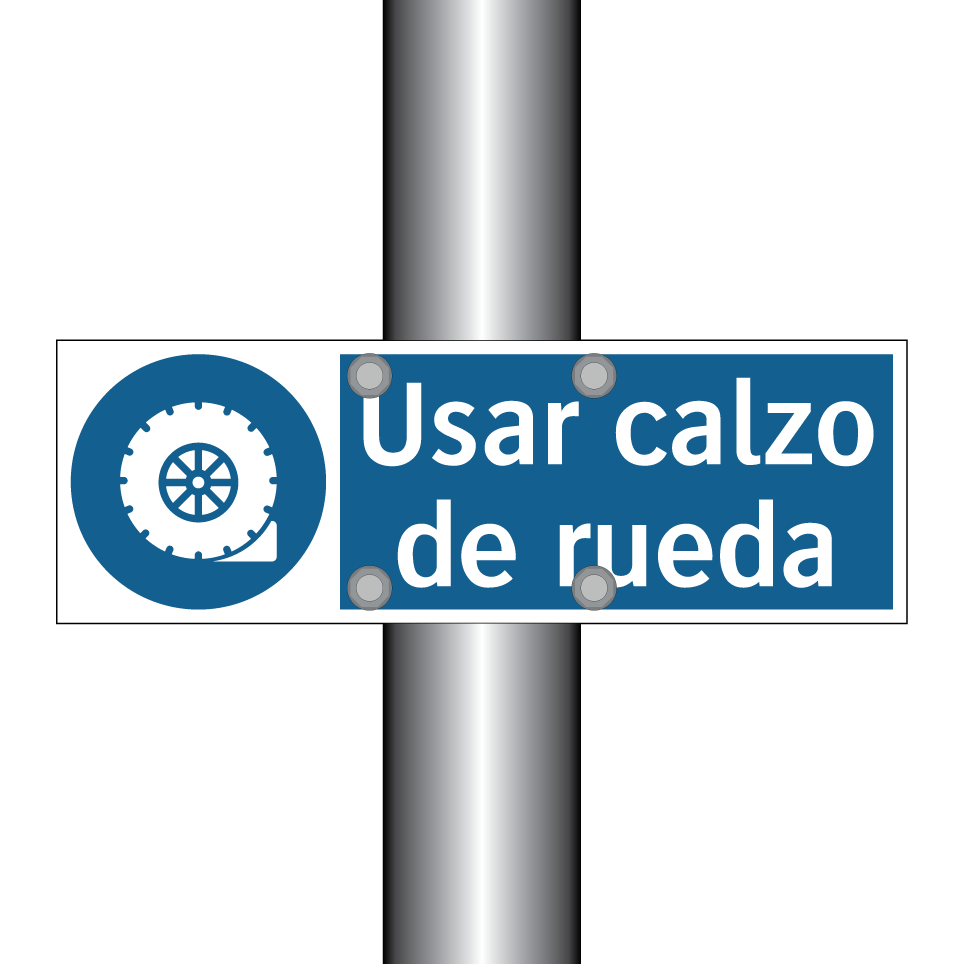 Usar calzo de rueda