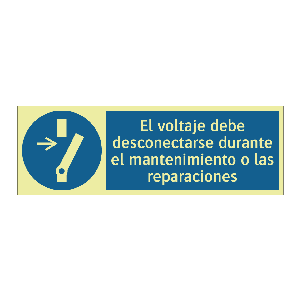 El voltaje debe desconectarse durante el mantenimiento o las reparaciones