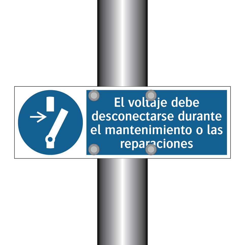 El voltaje debe desconectarse durante el mantenimiento o las reparaciones