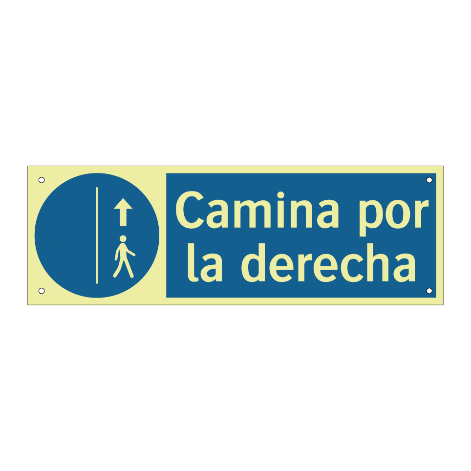 Camina por la derecha